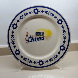 VINTAGE ADVERTISING PLATE NESTLE LA LECHERA